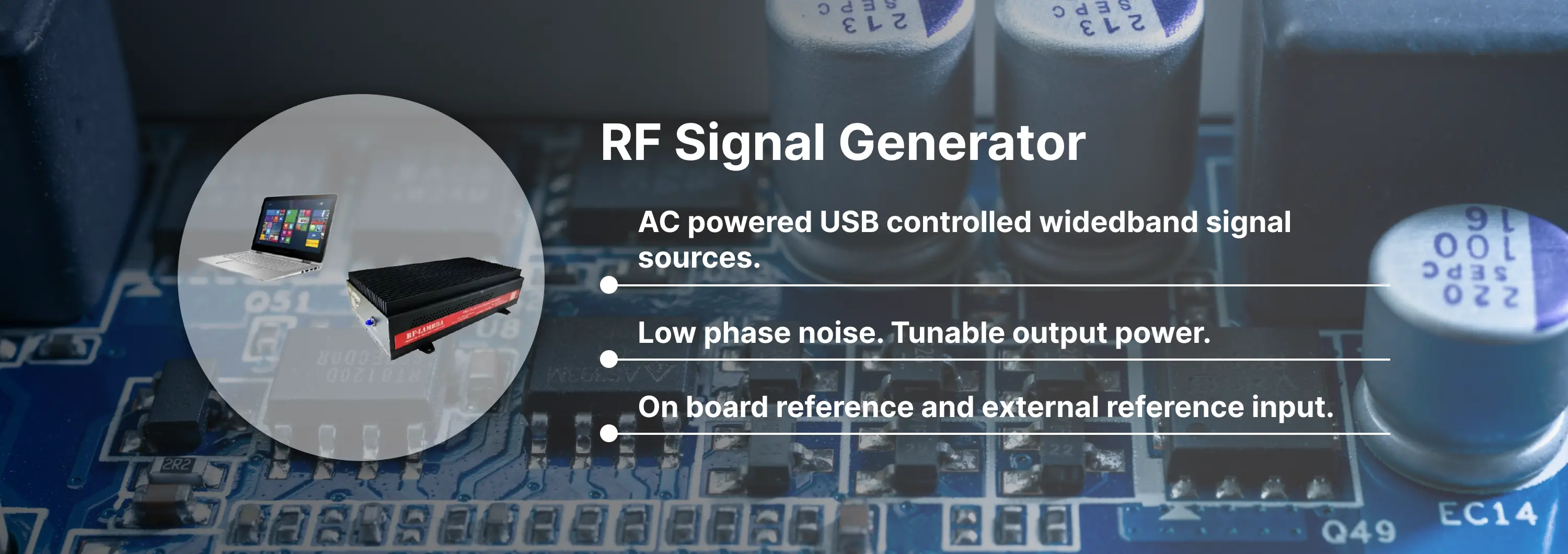 RF Signal Generator Banner