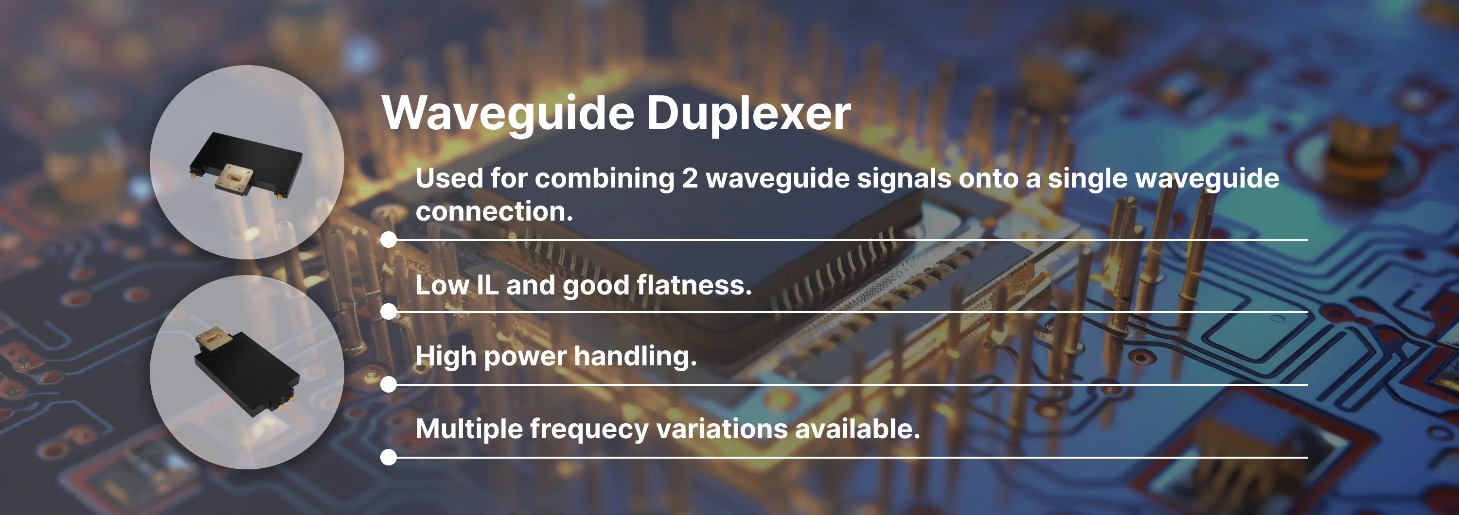 Waveguide Duplexer Banner